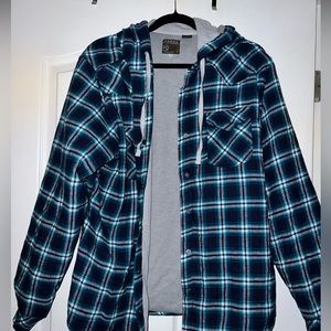 roper flannel with hood
